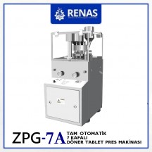 ZPG-7A - Çok Zımbalı Döner Kafa İlaç Tablet Baskı Makinası-13mm
