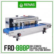 FR-800P - Paslanmaz Sanayi Tipi Otomatik Poşet Yapıştırma Makinası