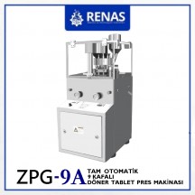 ZPG-9A - Çok Kafalı Döner Kafa Tablet Baskı Makinası - 20mm