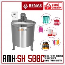 RMX-SH500C - Double Walled Industrial Cream and Liquid Mixer Boiler - 500 Litre
