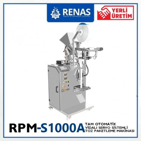 RPM-S1000A - Tam Otomatik Vidalı Toz Paketleme Makinası