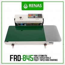 FRD-850L - Geniş Konveyörlü Otomatik Poşet Yapıştırma Makinası