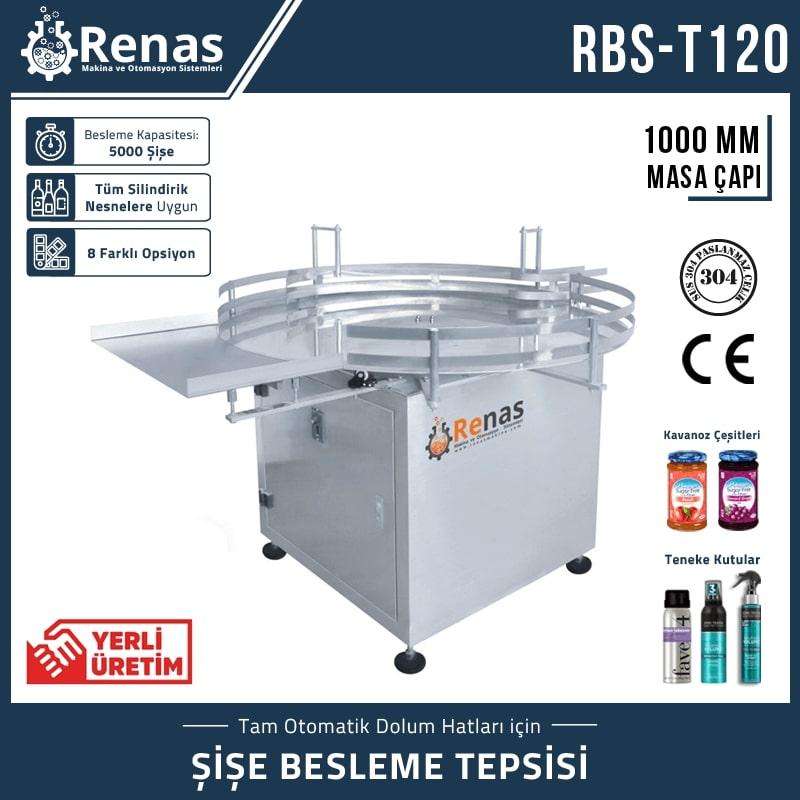RBS-T120 - Endüstriyel Besleme Tepsisi - 120cm