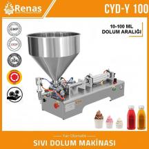 CYD-Y100 - Yarı Otomatik Yoğun Sıvı Dolum Makinası - 10-100ml