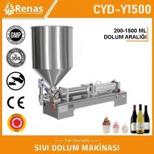 CYD-Y1500 - Tek Nozullu Yoğun Sıvı Dolum Makinası  200-1500ml