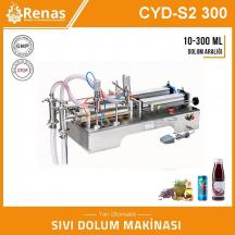 CYD-S2-300 - Çift Kafalı Sıvı Dolum Makinası - 20-300ml
