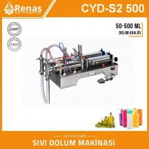 CYD-S2-500 - Çift Nozullu Sıvı Dolum Makinası - 50-500ml
