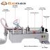 cost of CYD-S2500 - 300-2500ml  Single Head Liquid Filling Machine in turkey