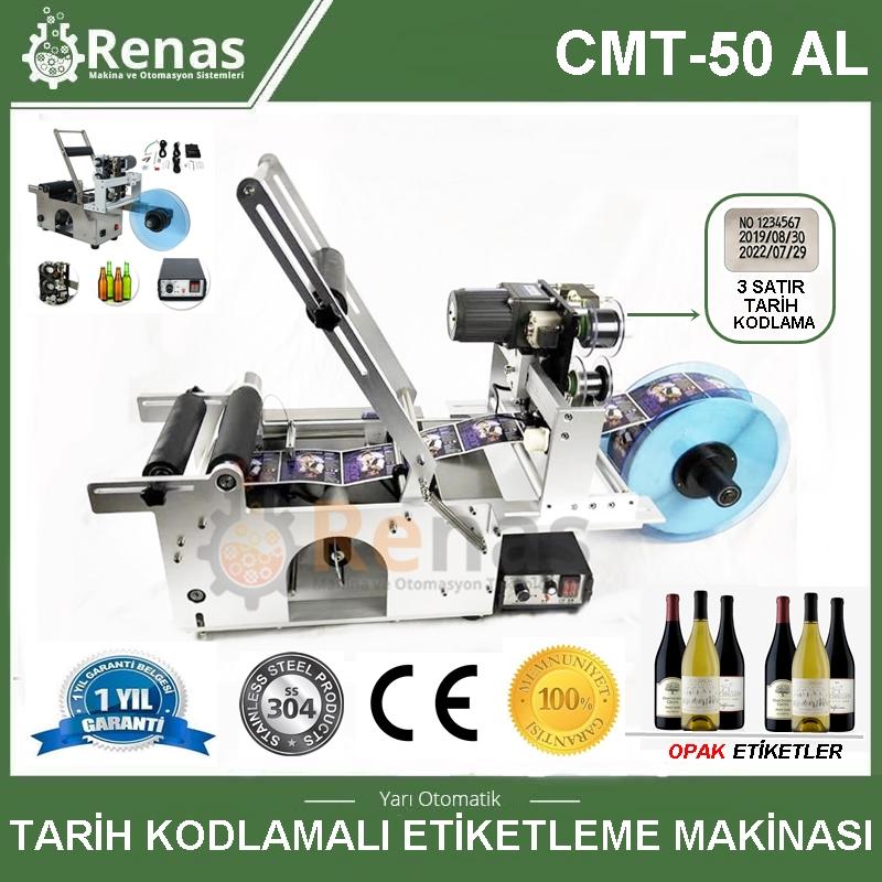 cost of CMT-50 AL Semi Automatic Cylindrical Bottle Labeling Machine in turkey