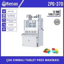 ZPG-37D - Multi Stapler Rotary Head Tablet Pressing Machine - 13mm