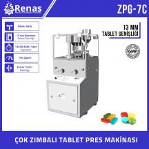 ZPG-7C - Rotary Head Industrial Tablet Press Machine - 13mm