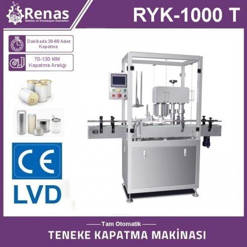  RYK-1000 T   Fully Automatic Tin Can Seamer Machine