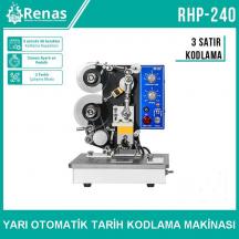 RHP-240 - Yarı Otomatik Tarih Baskı Makinası - 30mm