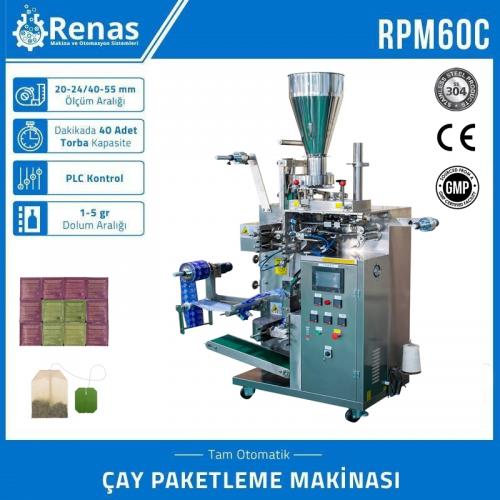 RPM60C - Tam Otomatik Çay Paketleme Makinası - 1-5gr