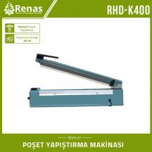 RHD-K400 - Manual Cutter Bag Sealing Machine - 40cm