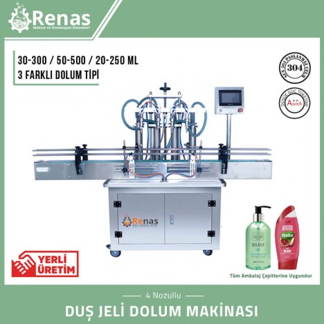 Duş Jeli Dolum Makinesi