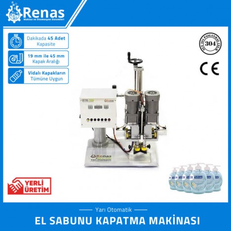 El Sabunu Kapatma Makinesi - RYK-100