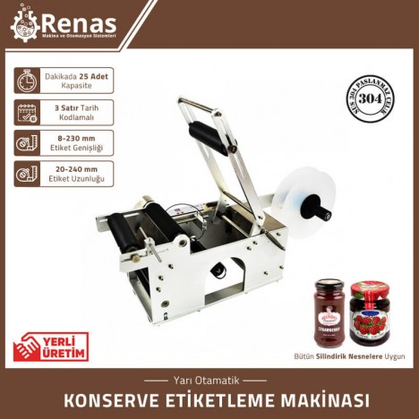cost of Canned Labeling Machine in turkey