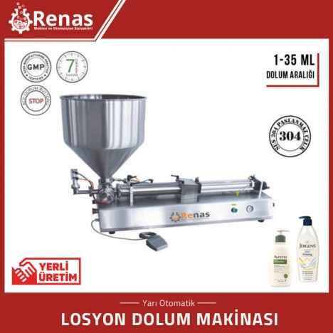cost of Losyon Dolum Makinesi - RYD-Y01 in turkey