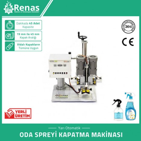 cost of Air Freshener Capping Machine in turkey