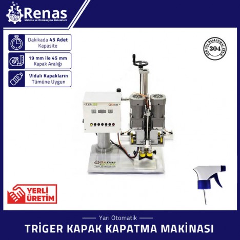 cost of Trigger Cover Closing Machine in turkey