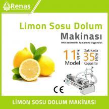 Limon Sosu Dolum Makinası 10-100ml