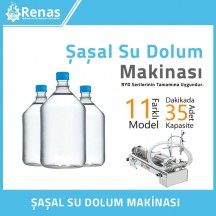 Şaşal Su Dolum Makinası 500-5000ml