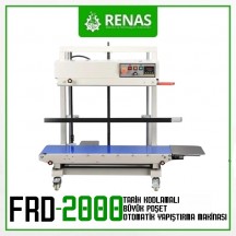 FRD-2000 - Dikey Tarih Kodlamalı Seri Büyük Poşet Yapıştırma Makinası