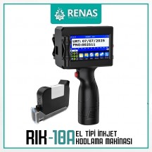 RIK-10A- El Tipi İnkjet Tarih Kodlama Makinası 